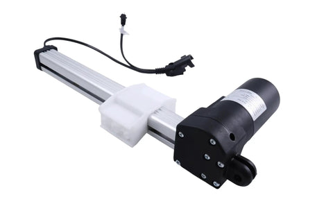 Mulin Compatible Electric Linear Actuator Motor ML8-350 ML18-022 for power recliners with 200mm stroke and 1000N thrust, side view