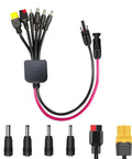 6-In-1 Solar Connector Kit With Female And Male Connectors, Universal Solar Adapter Cable For Solar Panels And Power Stations