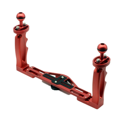 Underwater Camera Tray Aluminum With Type III Hard Anodized Build For Stable Mounting Of Underwater Housings, 1 Inch Ball