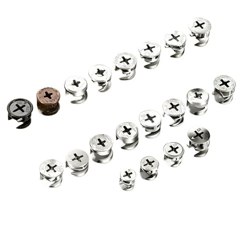 Locking Cam Lock Rock-Solid Eccentric Wheel Three-In-One Connector Nut For Furniture Cabinets Beds Cots Fixings Bolts Nuts 10mm-15mm
