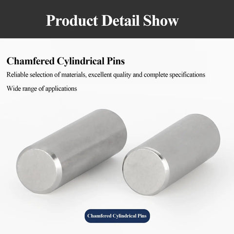 Stainless Steel Dowel Pins 5mm Diameter 5 To 18mm Length 20 Pack Cylindrical Shelf Support Pins