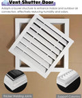 24 X 24 Inch Attic Access Panel And Drywall Vent Cover With Heavy Duty Louvered Grille, showing vents in white for air circulation.