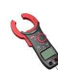 DIY Friendly Clamp Meter And Multimeter Combo With Auto Range 2000 Counts NCV TRMS 600A AC Clamp, red clamp open