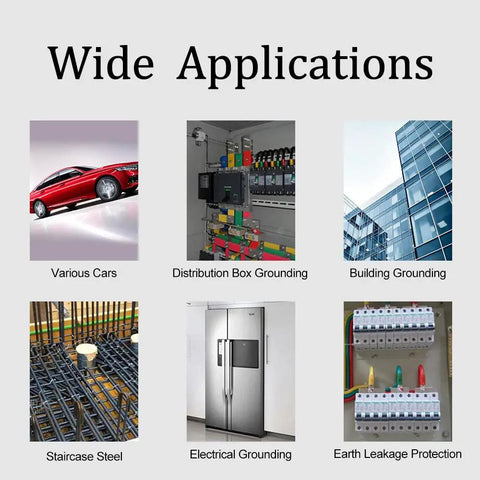 Universal Automotive Ground Strap Set Tinned Braided Copper Wire Rock Solid Engine To Chassis Grounding Cables application examples