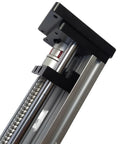 Heavy Duty 1204 Ball Screw Linear Motion Guide Rail For CNC Machines X Y Z Axis Sliding Table 250mm 300mm Stroke, close-up metal rail