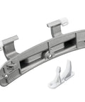 Washer Door Hinge With Bushings and Door Striker Kit Replacement Fits Frigidaire Electrolux Kenmore Crosley Front Load Washers Replaces 1191162 AP3886714 PS1152380, gray plastic and metal