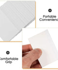 20 Piece Scratch Resistant Vinyl Smoothing Tool Kit For Phone Screen Protector Car Window Tint Wallpaper Mural Application With No Sweat Usage And Tough As Nails Grip Corners - close-up of white scraper held in hand.
