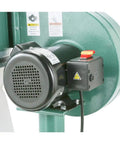 Rugged 1 HP Shop Dust Collector Built To Rip Through Nasty Sawdust And Wood Chips Fast On Job Sites While Delivering Killer Suction motor and switch