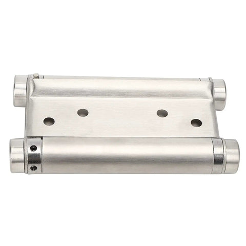 Heavy Duty 4 Inch Stainless Steel Door Hinge With Adjustable Spring Bearing, Handles 20 Kg Load, 50,000 Cycles, Includes Screws