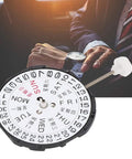 Three Hands Quartz Movement With Date Display Replacement For Watch Repairs And Watchmakers Dual Calendar Pro