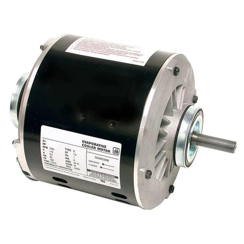 3/4 Hp 115V Two Speed Evaporative Cooler Motor Replacement For Swamp Coolers Heavy Duty Black Motor With Quiet Operation