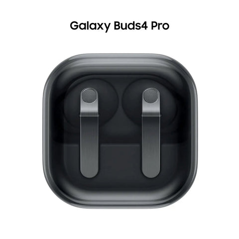 Galaxy Buds 4 Pro 2026 AI True Wireless Earbuds With Hi-Res Audio And 2-Way Speaker ANC 2.0 in black charging case