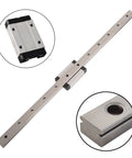 700mm Linear Rail Kit With MGN12 Rail And Stainless Steel MGN12H Carriage Block For 3D Printers CNC Upgrades Machining And Precise Linear Motion Gear, rail close-up