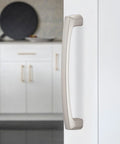 10 Pack 5 Inch Brushed Satin Nickel Cabinet Handles and Drawer Pulls Zinc Alloy for Cabinets Closets Dressers Wardrobes And Home Organization Projects