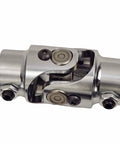 Three Quarter Inch 36 Spline to Three Quarter Inch Double D Beefy Steering Shaft U Joint Chrome Universal Joint Coupling For Vehicles