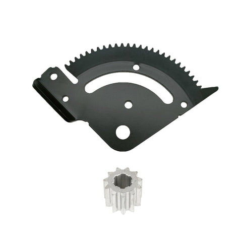 Steering Sector UC14592 With Pinion Gear Direct Fit For John Deere GX26220 and tractors, black plate with gear wheel