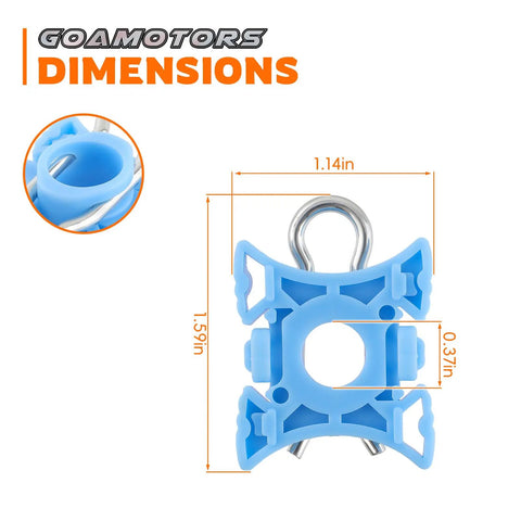Dimensions of the Sliding Jaw Window Regulator Kit With Clips For Volvo 740 960 S60 S80 S90 XC70 XC90 1992 Through 2009