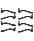 Premium Front Outer Tie Rod End Kit For Hyundai Santa Fe And Kia Sorento featuring eight sealed steering joints.