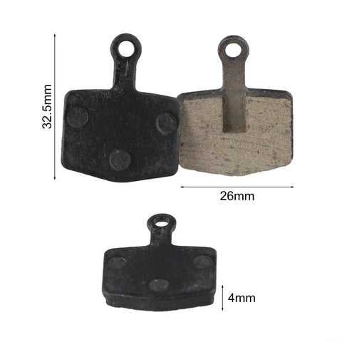 Organic Sintered Metal Disc Brake Pads For Mountain, Trail, And Urban Riding, 26x20x4mm size with durable resin-metal compound