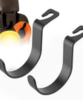 Heavy Duty Headrest Hooks for Trucks and Cars, Extra Large Seat Back Organizer for Hard Hats, Bags, and Gear, Two Pack