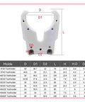 Automatic Tool Changer Bracket System For CNC Router Spindle ISO30 Taper dimensions with measurement details for precision fit.
