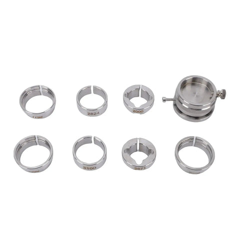 Pro Grade Watch Movement Fixing Kit, 8 Piece Stainless Steel Movement Holder Base With Repair Tools, Compatible With 2824 2671