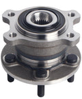 Front view of Rear Wheel Bearing And Hub Assembly For Ford Escape Awd 2013-2018 And Lincoln MKC 2015-2019, 5 Lug With ABS.