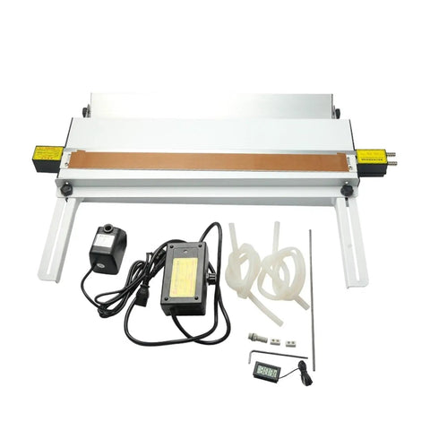 Water Cooled Acrylic Bender For Pvc Sheet And Plexiglass Straight Up Smooth Angle Control Slick DIY fabrication tool with components.