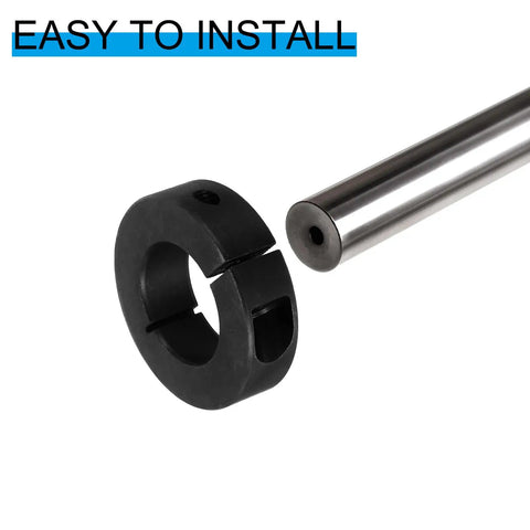 Beefed Up 12mm Bore Split Shaft Collar Set 28mm Outer Diameter 11mm Thick 4 Pack 45 Carbon Steel Locking Collar with Shaft