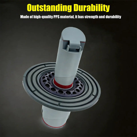 Two Pack Magnetic Drain Plugs With Anti Backflow Valve, Hair Filter, And Silicone Sealing Ring For Drains And Sewers 1.9 To 3.9 Inch