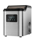 Super Sweet Countertop Nugget Ice Maker Cranks Out 45 Lbs Chewable Sonic Ice Fast With 1.7L Reservoir For Kitchen Office Flex Portable Chill Station showing sleek stainless steel design.