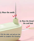 2 In 1 Needle Threader And Seam Ripper Set For Quick Threading Portable And Durable No Fuss Multifunction Sewing Tool demonstration