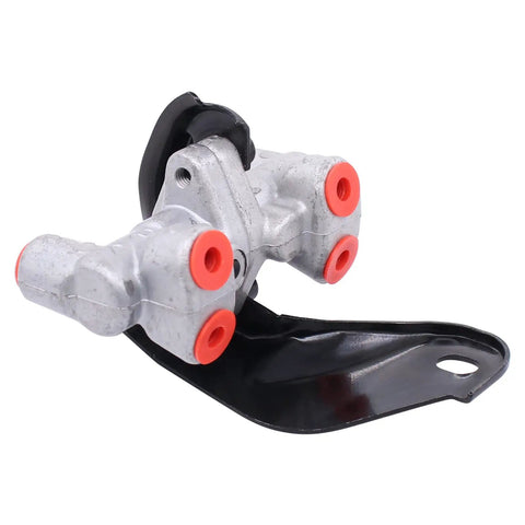 Top Shelf Brake Proportioning Valve For Honda Civic 1.5 And 1.6 Liter Models 1992 To 1995, metallic valve with red accents