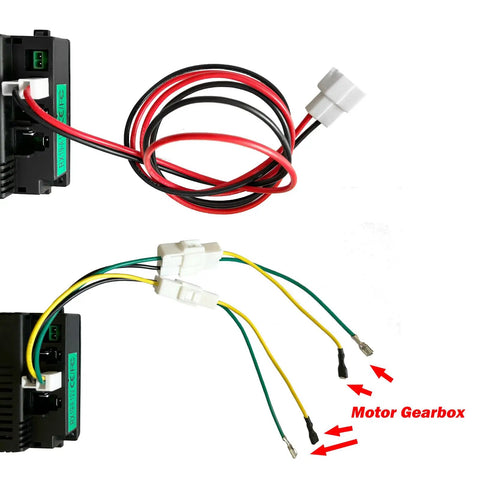Ride On Toy Wiring Harness Upgrade Kit For 6V 12V 24V Batteries Snap In Connector No Weld Installation Safe Easy Battery Cable Upgrade For Kids Cars Jeeps UTVs Huffy Torex Compatible Battery Harness Replacement Parts
