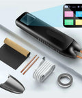 Handheld Digital Spot Welder With 1.33 Inch Color Screen And 99 Speed Adjustable Control, shown with accessories.
