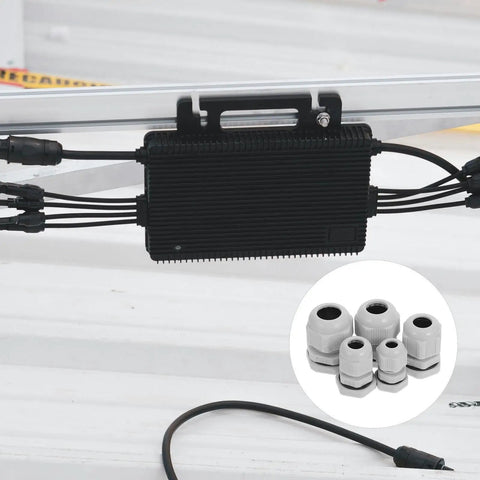 Heavy Duty Nylon Cable Gland Connectors 25 Piece Pack Hella Waterproof Adjustable Wire Strain Relief Grip Fits 3 Through 15 Mm Cable with control panel installation.