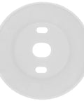 Silicone Backplate Wall Mount For WiFi Thermostats, Fingerprint Resistant Finish, circular, soft touch material front view
