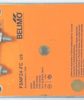 Heavy Duty Fire And Smoke Damper Valve Actuator 24 Vac 50 60Hz 70 In Lbs Torque Built Tough Workhorse For Dependable Commercial Safety Installations Straight Up Orange Finish top view with details visible.