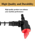 Fuel Valve Petcock Replacement For WheelHouse 5500 5550 8550 Generator Model 01646 Premium OEM Quality with red handle