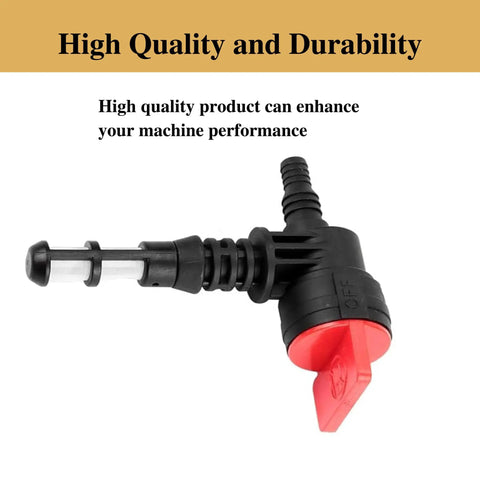 Fuel Valve Petcock Replacement For WheelHouse 5500 5550 8550 Generator Model 01646 Premium OEM Quality with red handle