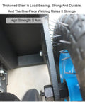 Power Up Your Moves With This Epic Electric Stair Climber Cart That Crushes Heavy Loads Like A Boss. Featuring A Smooth 1200 Watt Motor And Removable Battery, It Handles Up To 617 Pounds Effortlessly So You Can Glide Up Or Down Stairs Without Breaking A. Close-up of high strength S arm made of thickened steel, showcasing durable one-piece welding.