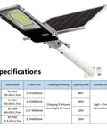 Badass Outdoor Solar Flood Light With Remote Control Ip66 Waterproof Security Wall Lamp For Yard Driveway showing solar panel and specifications.