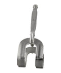 Heavy Duty 9 Inch U Shaped Welding Pliers Steel Clamp With Strong Bite Force Perfect For Mig Tig Welding Riveting And Grinding Adjustable Handle Silver Tool That Grips Hard, front view.