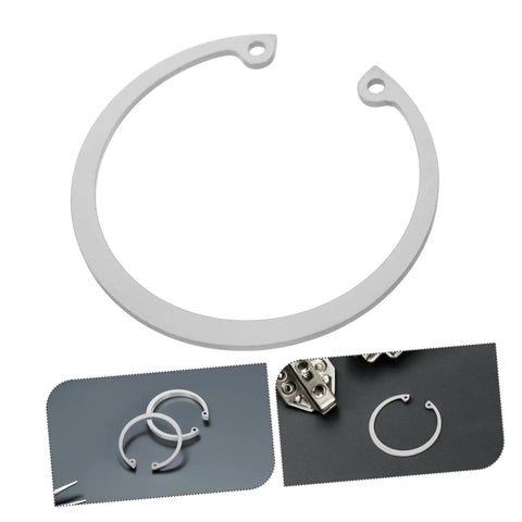 Five Piece Stainless Steel Snap Ring Set C Type Elastic Retaining Clips For Grooved Shafts Internal Circlip Assortment Kit