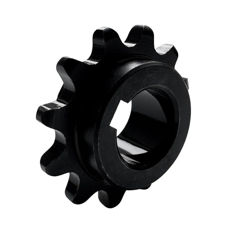 Close-up of 35 Chain Sprocket 12 Tooth 5 By 8 Bore 3 By 16 Keyway C Type for mini bikes and go-karts in durable steel.