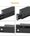 Close-up details of Four Piece Brown Wired Magnetic Reed Switch Surface Mounted NC Sensor Alarm for Windows Cabinets and Wooden Doors