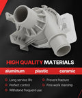 Washer Drain Pump Assembly Replacement For Front Load LG Models AHA75673404 AP6978814 PS12748410 Fits WT7800CV WT7100CW WT7060CW gray plastic pump