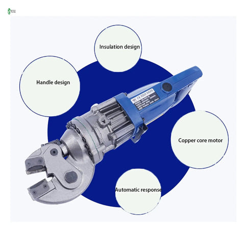 Heavy Duty Electric Rebar Cutter Portable Hydraulic Steel Cutting Tool For 4 To 18mm Rebar, Cuts In 4 To 5 Seconds