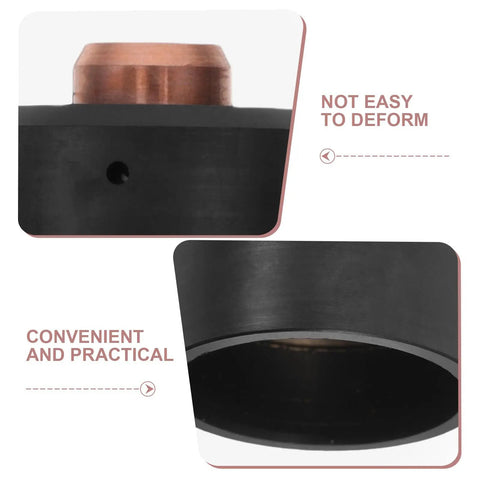 Upgrade Your Setup With Fast Start Plasma Cutter Cartridge Consumables That Boost Ignition Speed And Slash Prep Time For Heavy Duty Welding Torches To Keep Your Shop Running Smooth And Efficient, showing durable black and copper cartridge.