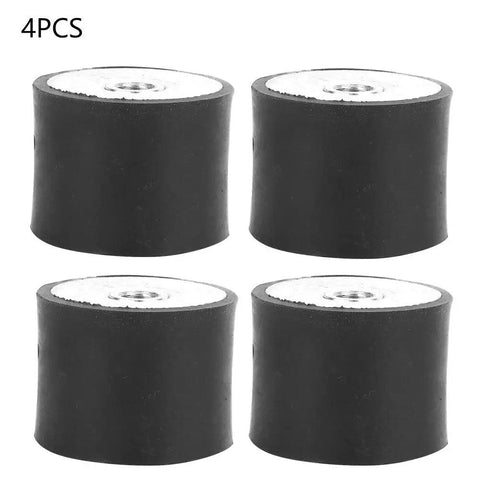 4 Pack Anti Vibration Bobbin Isolators For Automotive Heavy Machinery And Fitness Equipment Rubber Damper Absorbers NR SBR NBR CR EPDM SIL PU Materials DD40x30 M10 Mounting Options, 4PCS rubber mounts